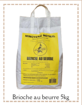 Préparation pour brioche au beurre