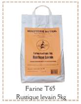 Farine de blé Rustique Levain T65