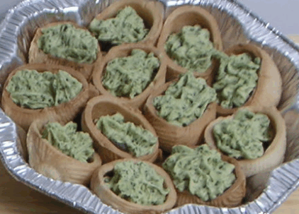 Escargots surgelés en croquilles